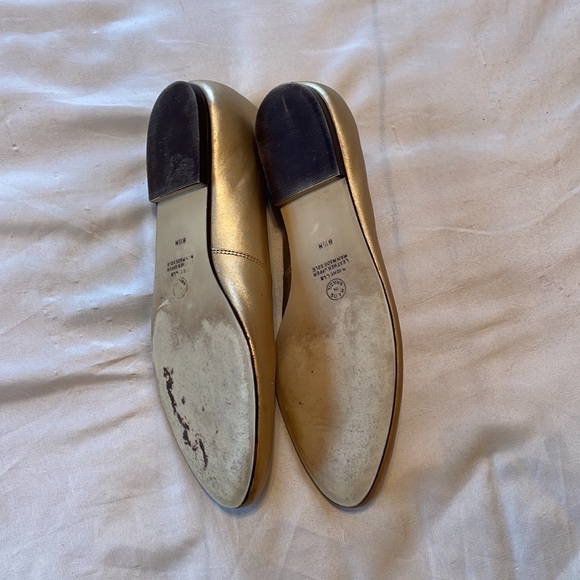 Rafferty Michelle Old Gold Metal flats - Picture 3 of 4